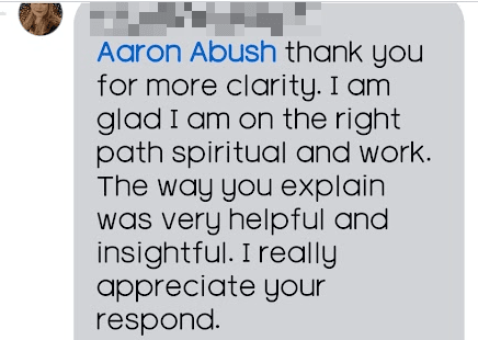 Community testimonial screenshot 16