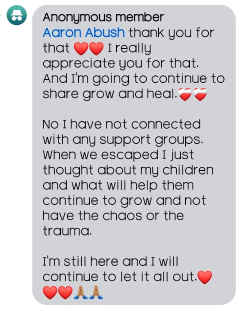 Community testimonial screenshot 45
