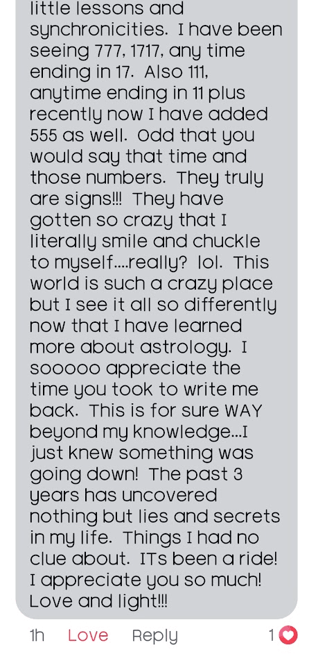 Community testimonial screenshot 54